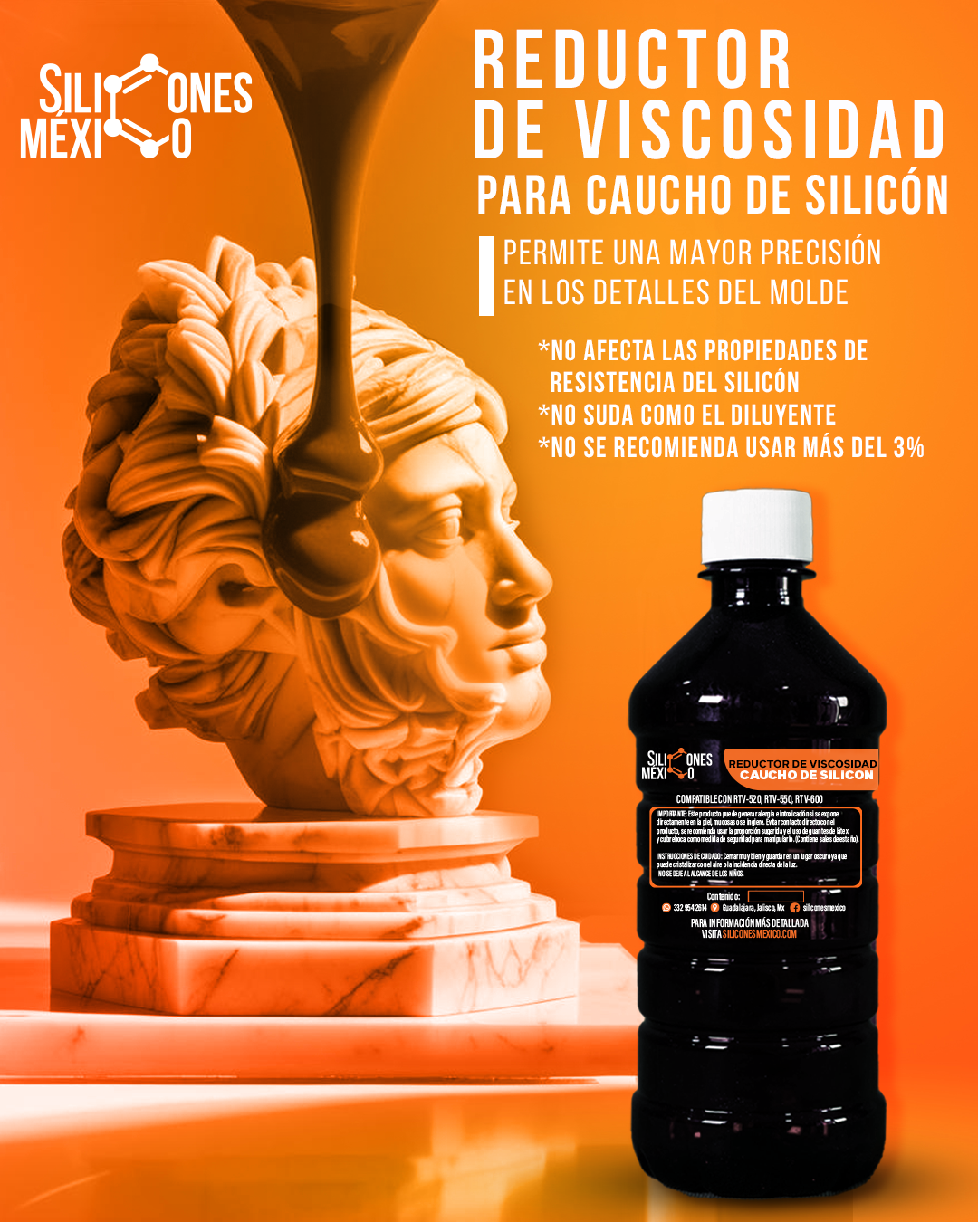 Reductor de Viscosidad 500 g