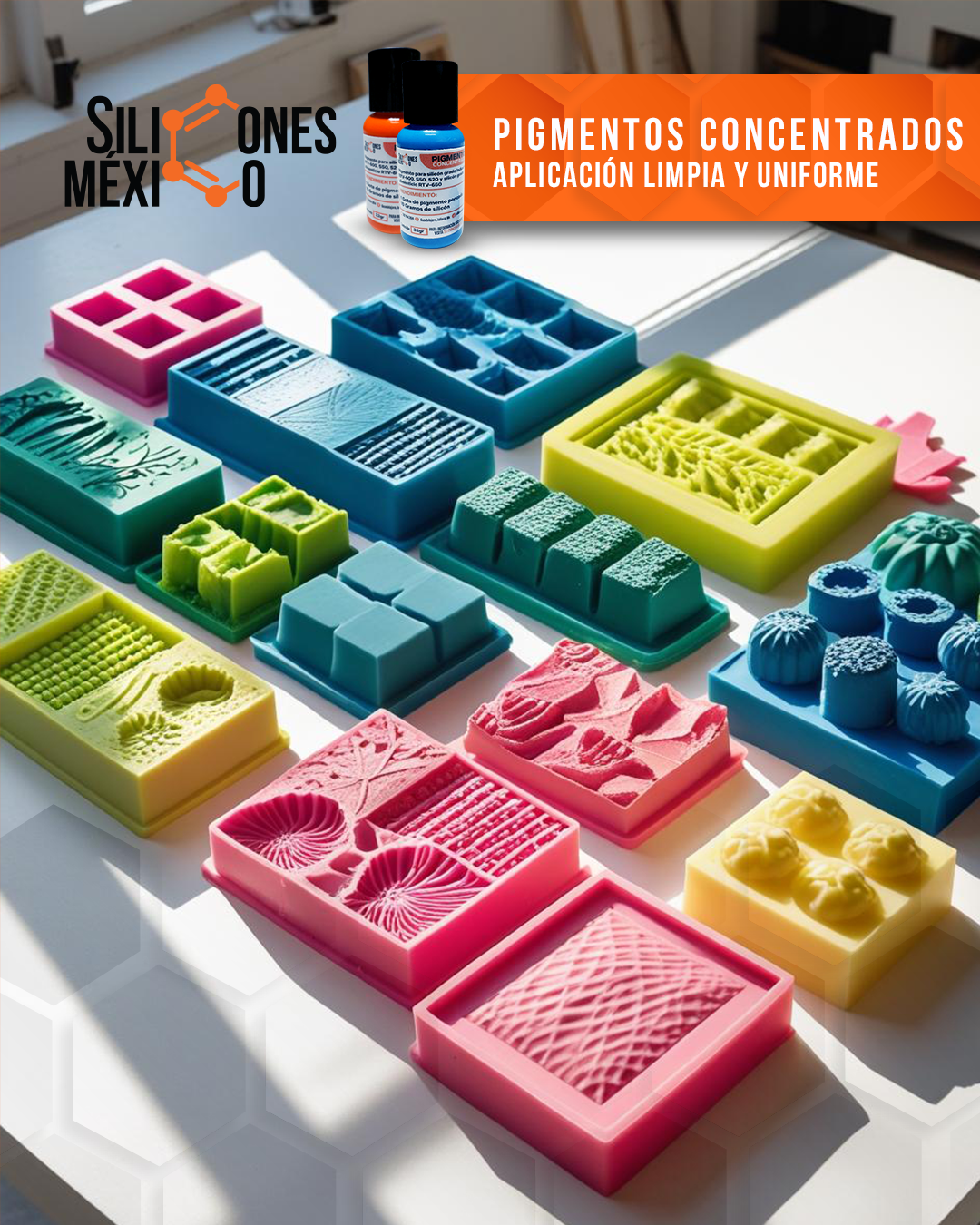 Pigmentos Concentrados Para Moldes De Silicón Rtv 32 g