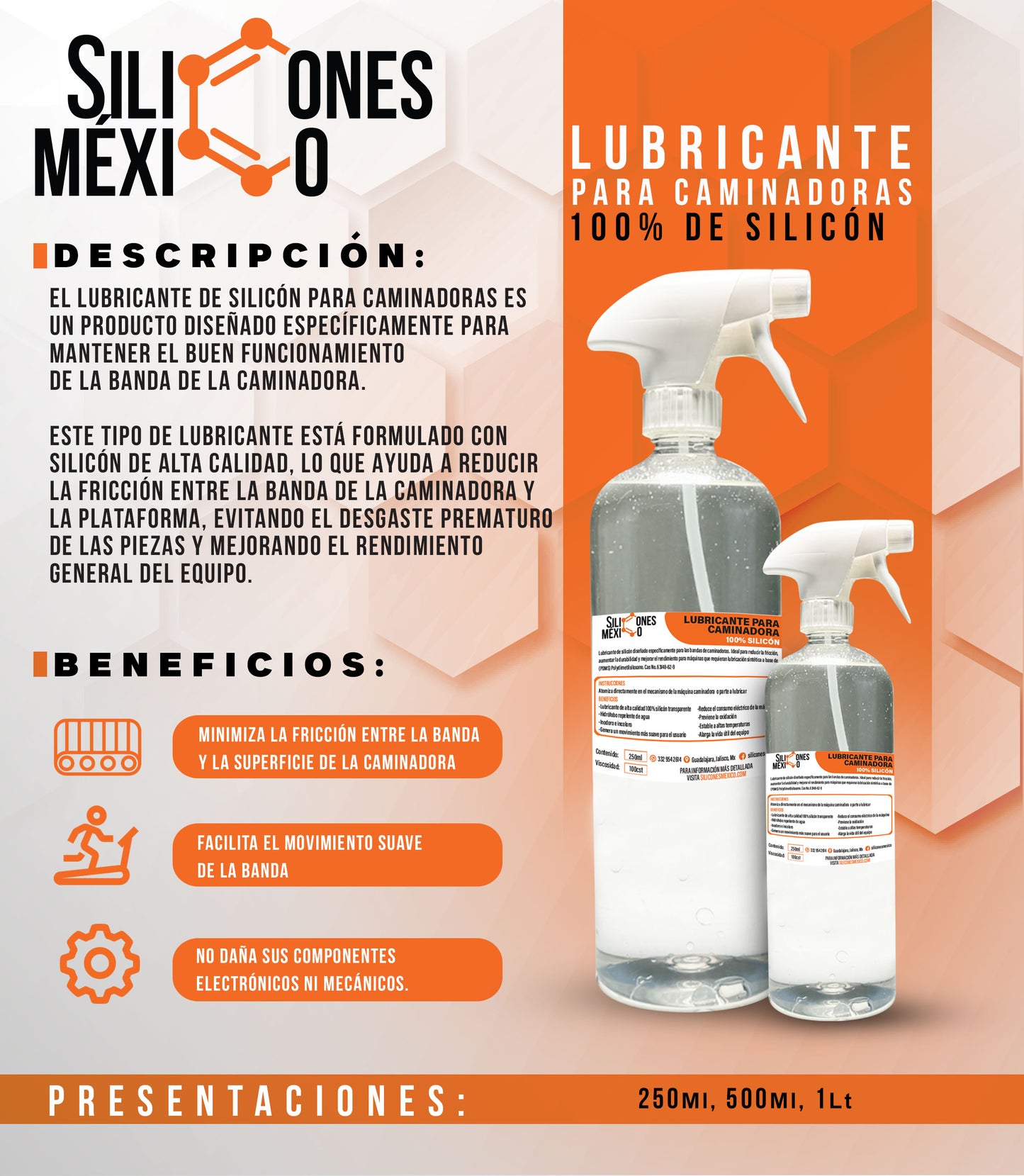 Lubricante para Caminadoras 250 gr