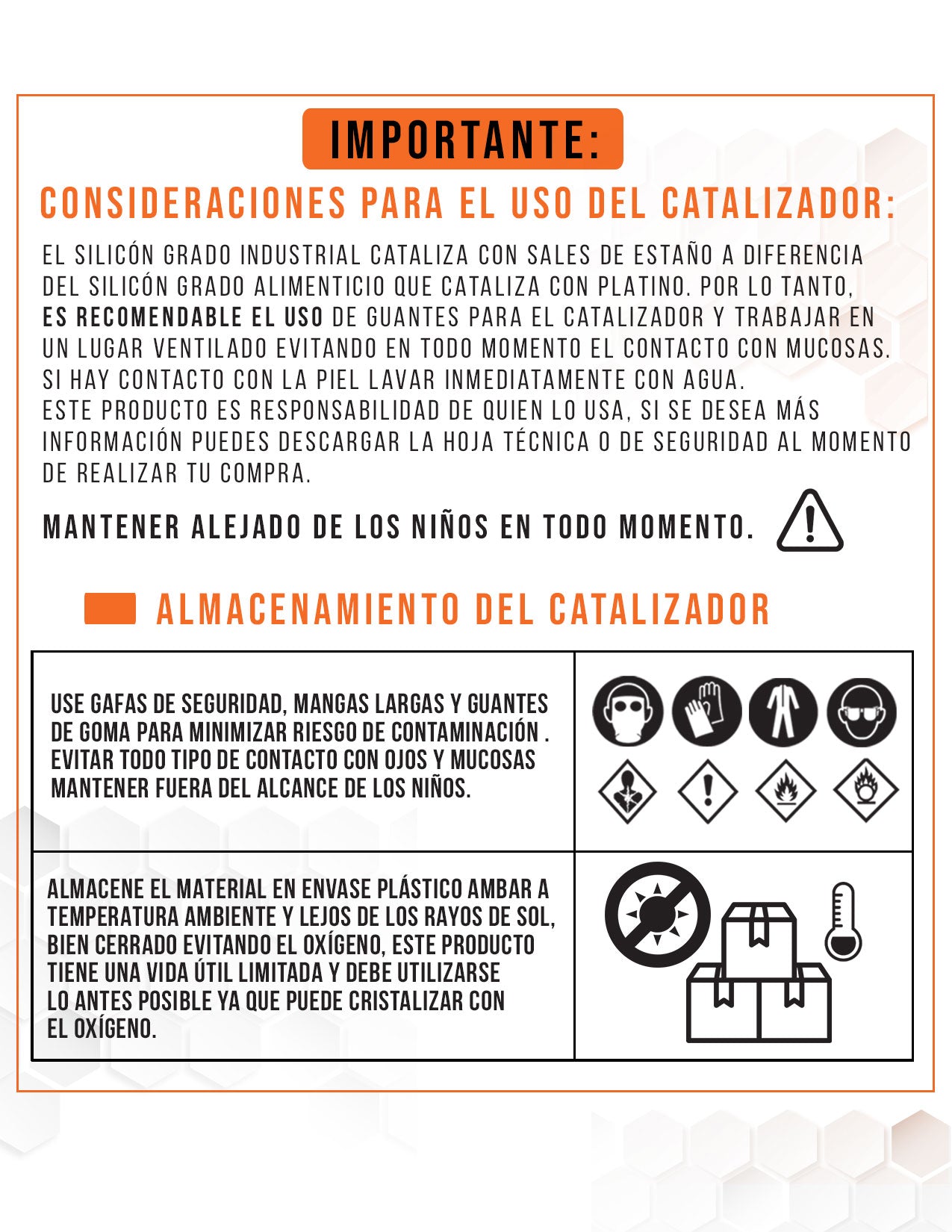 Caucho de Silicón RTV-520 (Estándar) 20 kg. Para moldes de velas, resina o yeso.