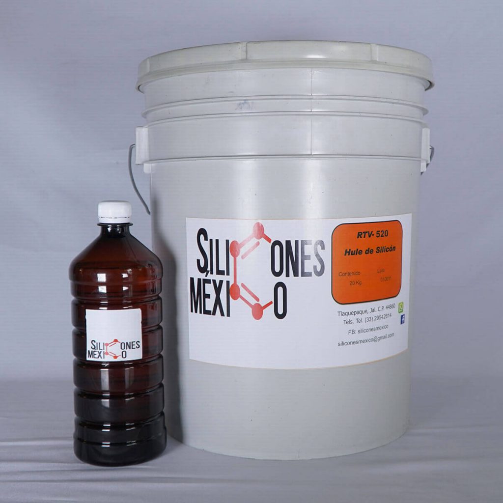 Silicones Mexico 10 Kg Caucho De Silicon RTV 520 Para Moldes 2023