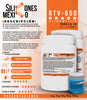 Caucho de Silicón RTV-650 (Grado Alimenticio) 1 Kg 1:1. Dureza 15