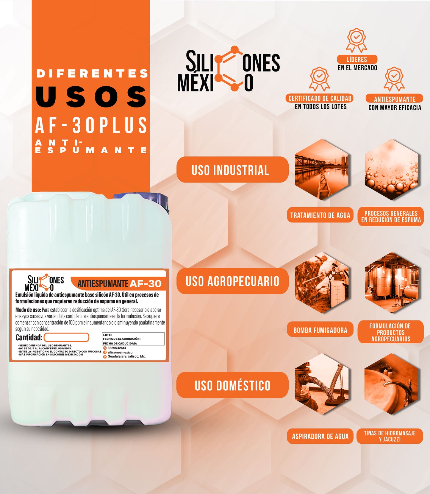 Antiespumante AF-30 PLUS 1 kg