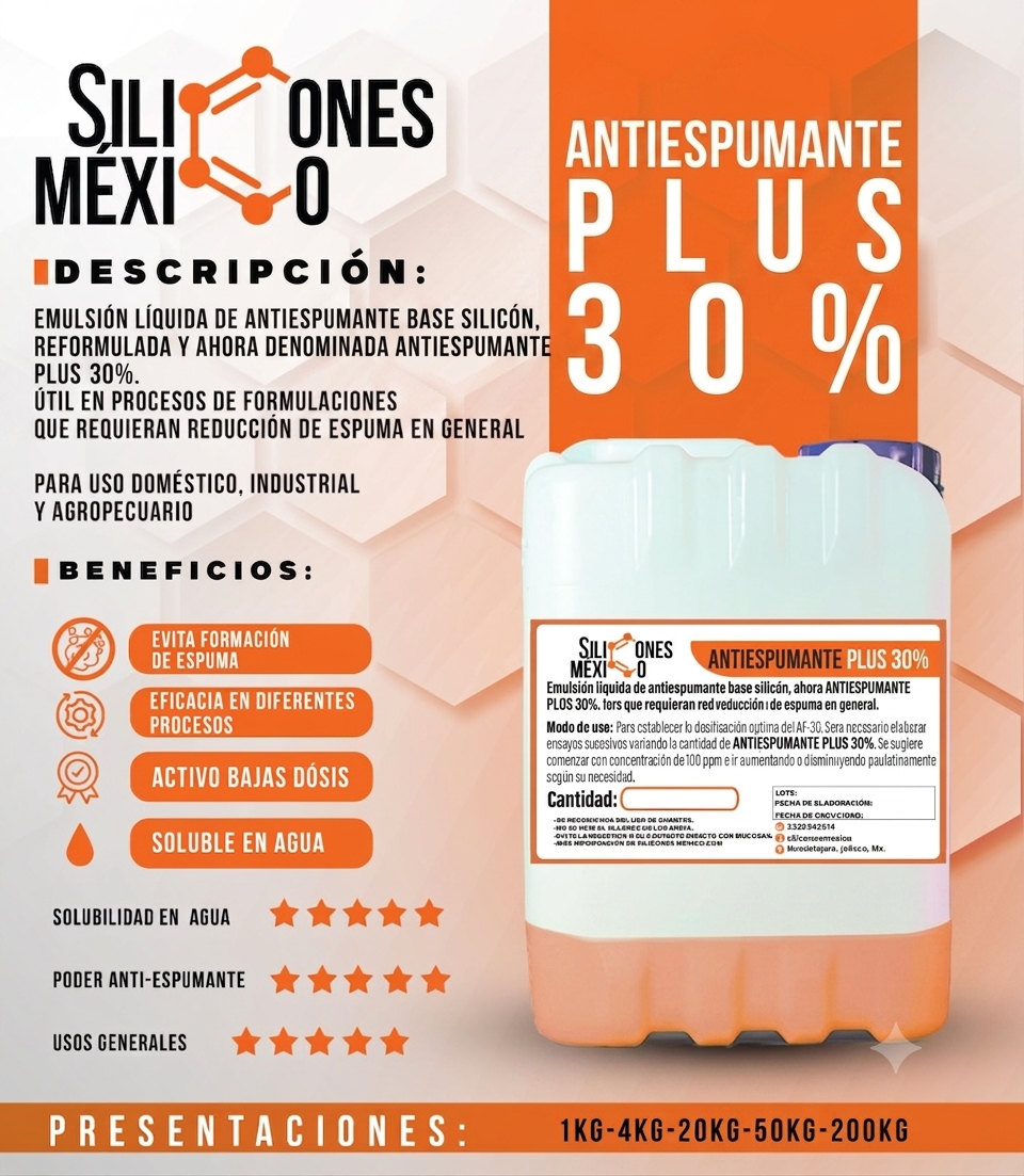 Antiespumante PLUS 30% 20 kg